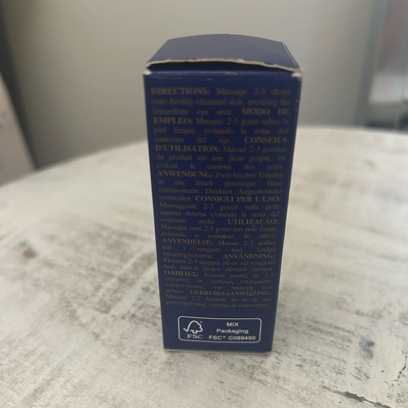 Kiehl's Midnight Recovery Concentrate in Deep Blue 0.5 oz 15 ML New in Box - Picture 3 of 7